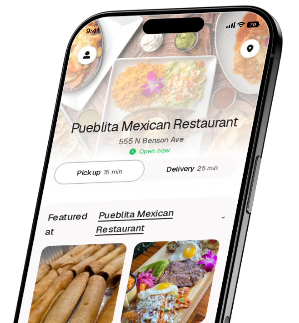 Pueblita Mexican Restaurant app preview