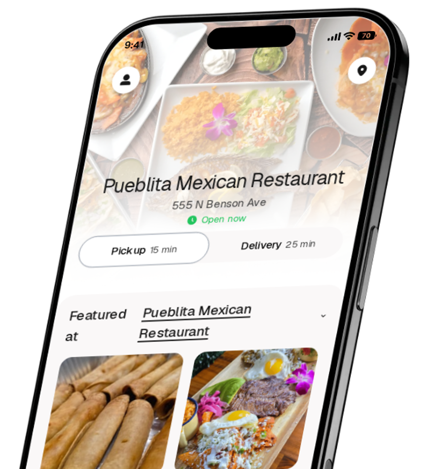 Pueblita Mexican Restaurant app preview