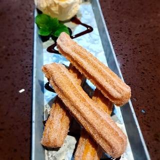 Churros with Ice Cream